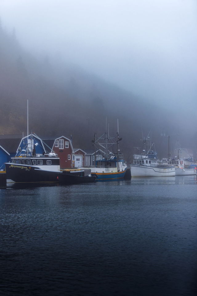 Fog And Fishing Boats