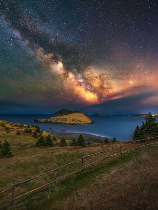 Milky Way Over Fox Island