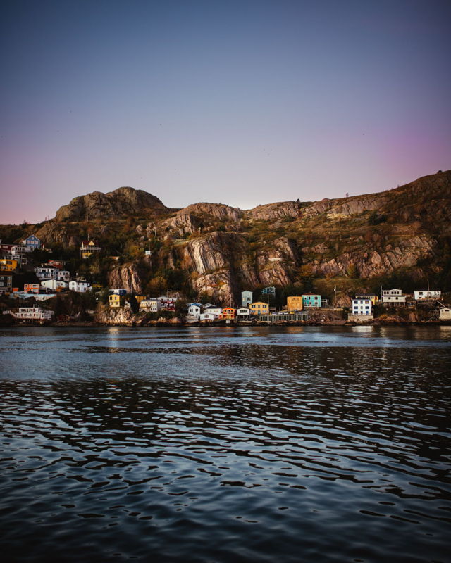 Blue Hour Sets in Over the Battery