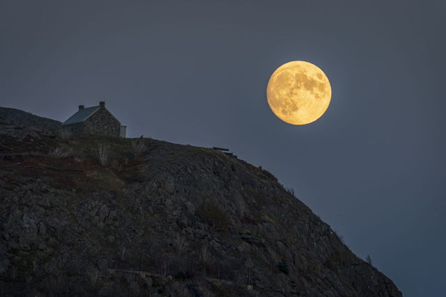 Moon Over Signal Hill