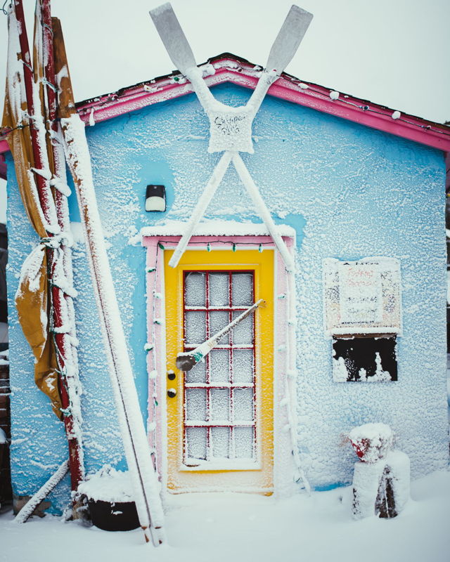Whimsical Winter Doorstep