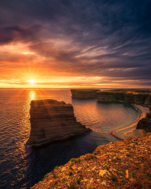 Sunset at the Bell