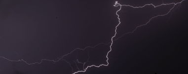 Chain Lightning over Outer Cove