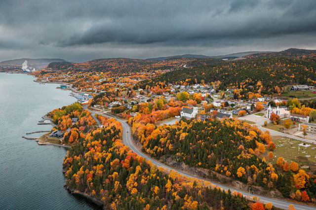 Autumn from Above Breathtaking Bay of Islands Views