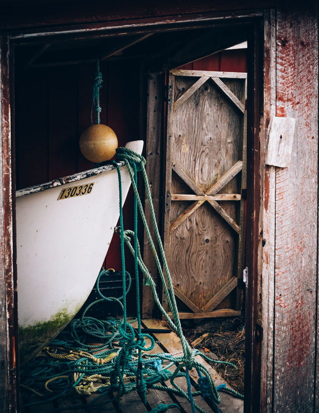 View Through the Fishing Stage Door