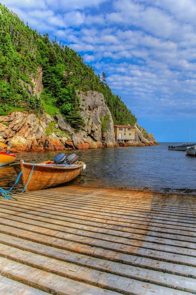 A boat at Shoe Cove