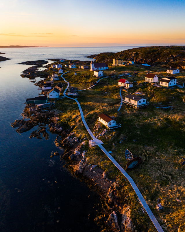 Battle Harbour Sunset