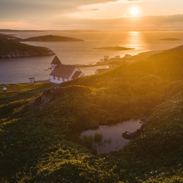 Church at Sunset