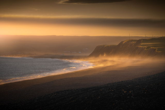 Along the Beach