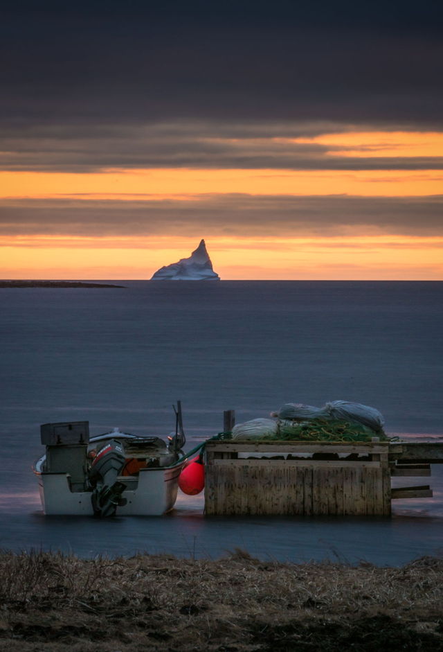 Cooks Harbour Iceberg Sunrise
