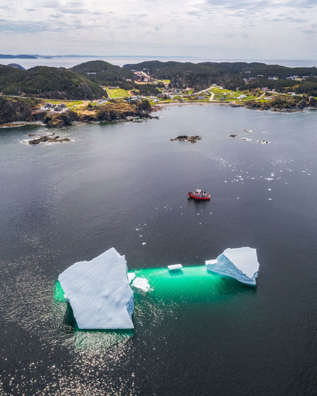 Twillingate Iceberg and Boat