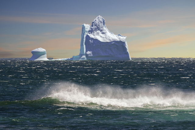 Berg Ashore in Bonavista
