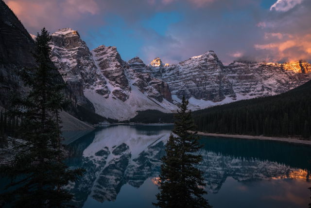 An Early Morning at Moraine