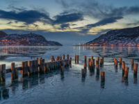 The Narrows and Signal Hill Before Sunrise
