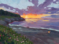 Sunset in Middle Cove