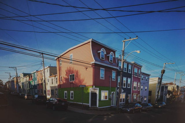 Row Houses and Wires