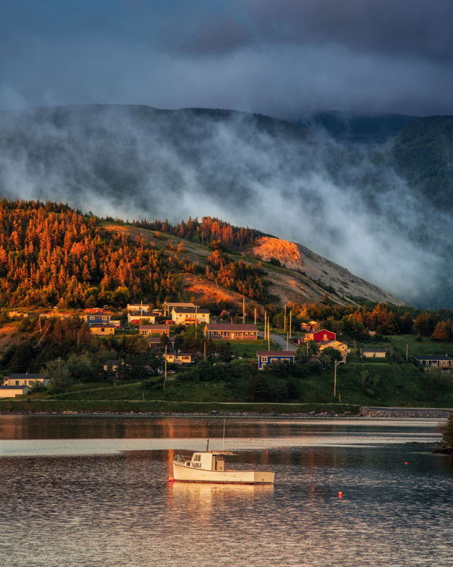 Fog Rolling over Norris Point