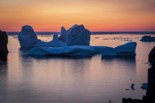 Iceberg at dawn