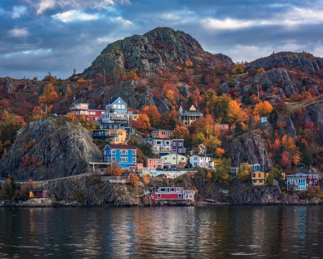 Fall View of the Battery