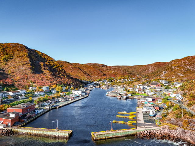 Autumn Fishing Village
