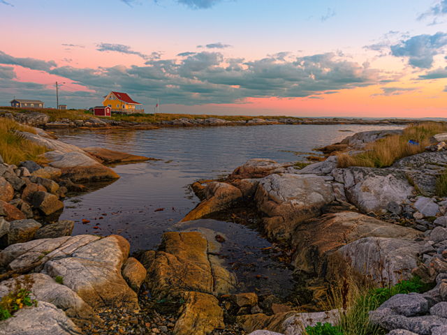 Serene Sunset at Greenspond, Newfoundland