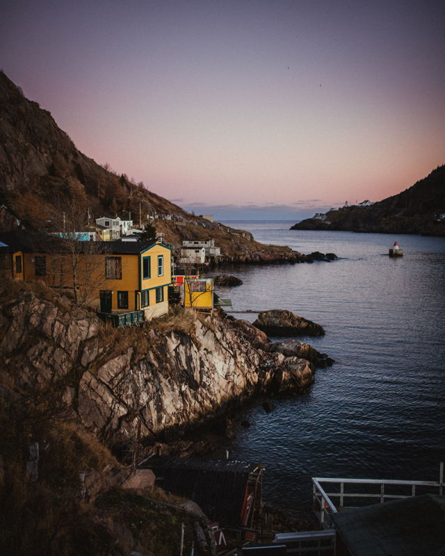 Pink Skies Over the Battery