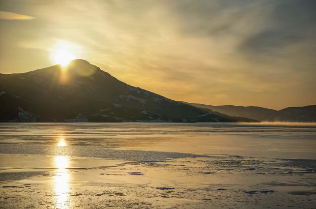 Bonne Bay Ablaze at Sunrise