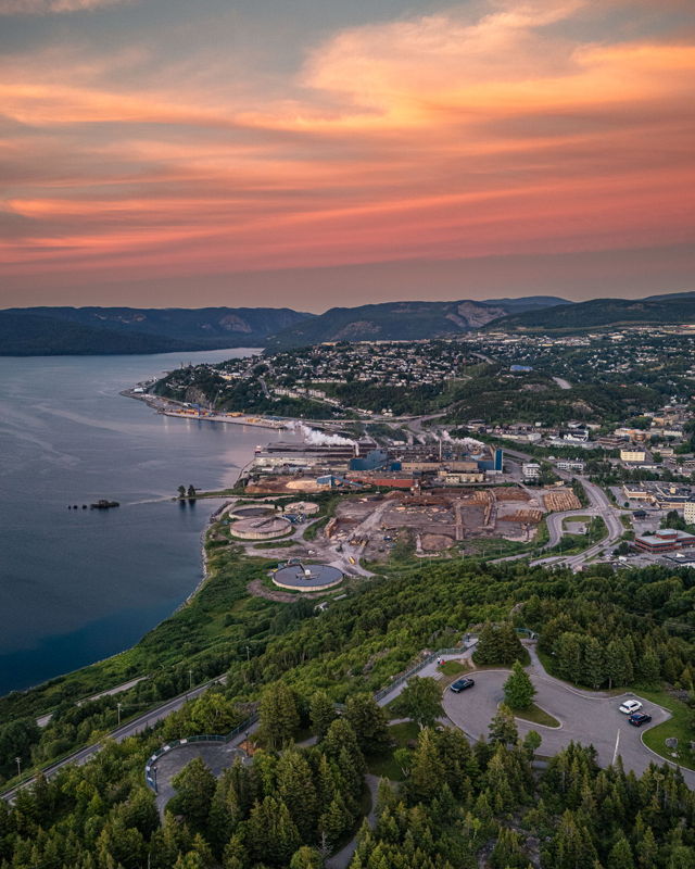 A Quiet City Beneath a Burning Sky Corner Brook