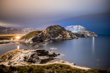 A calm evening at Sunset Rock in Bottle Cove...