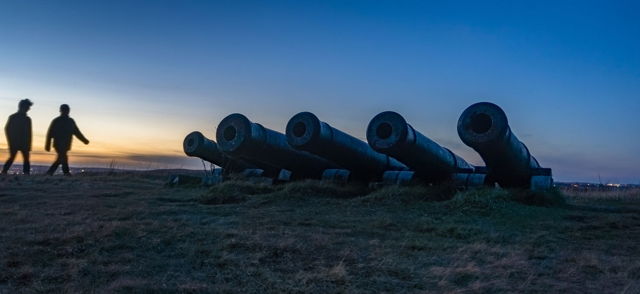Cannons in the Sunset