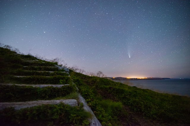 Neowise comet over Torbay