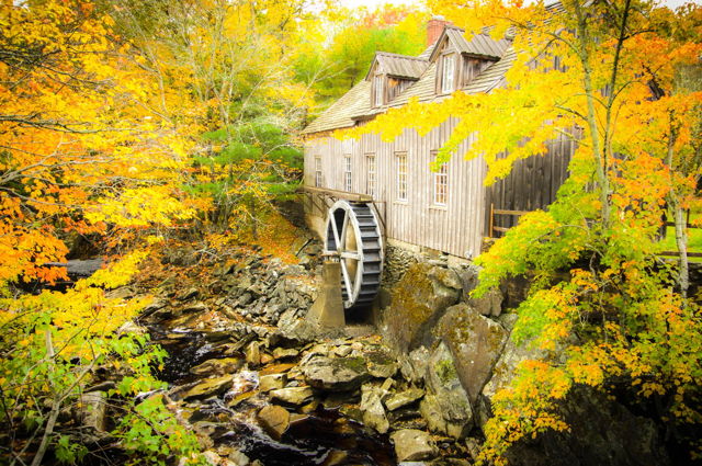 Fall Water Wheel