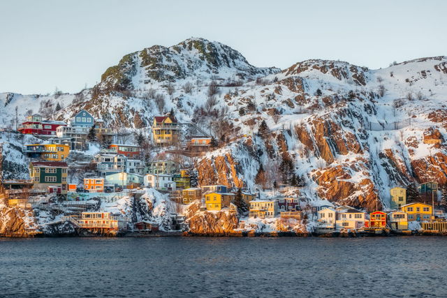 The Battery With Snow