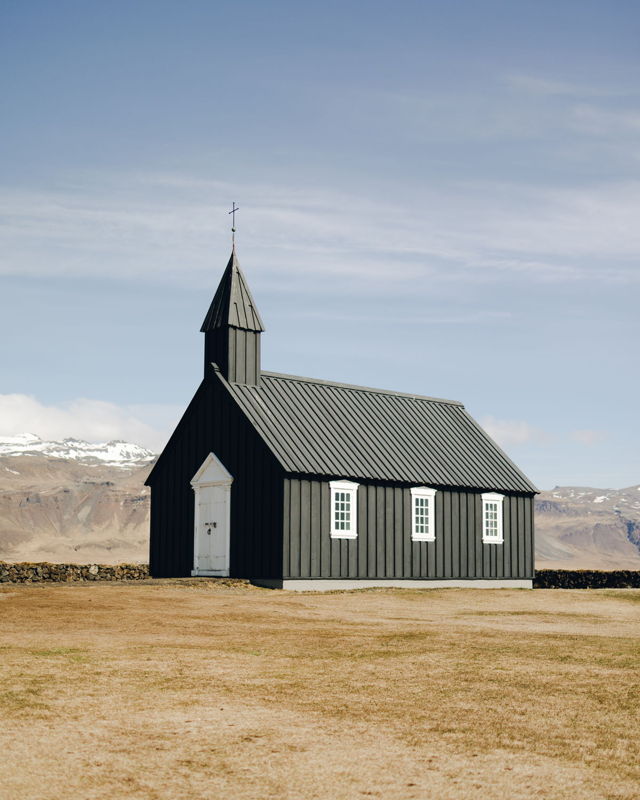 The Black Church of Budir, Iceland