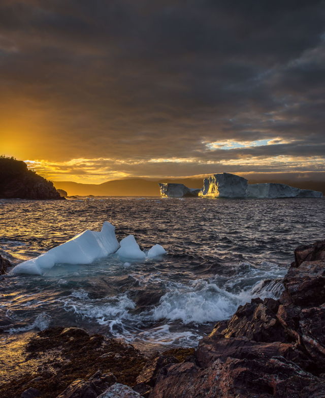 Brighton Iceberg Sunset v