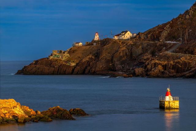 Glowing Fort Amherst Lighthouse