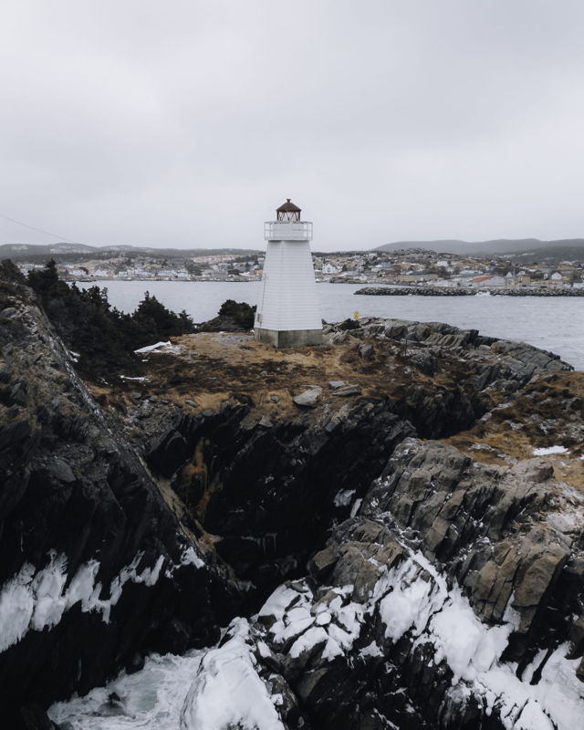 Aerial - Hants Harbour Lighthouse