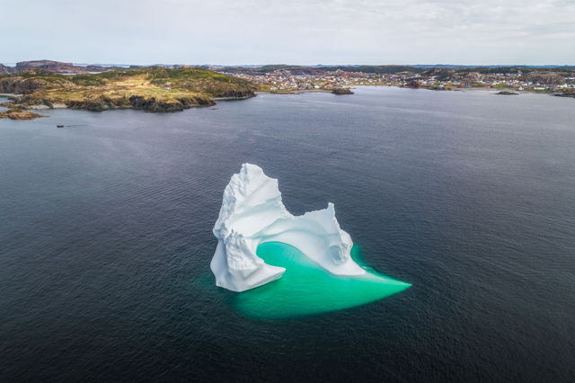 Twillingate Iceberg from Above