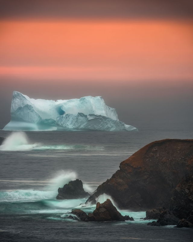 Iceberg through the Mist