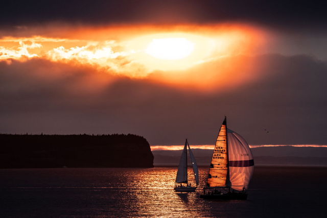 Sailboat Sunset 00664