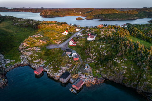 Merritt's Harbour from Above