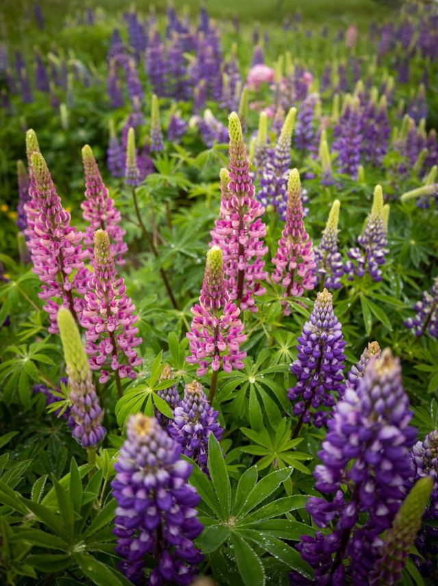 Field of Lupins