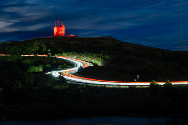 Signal Hill Light Trails 2