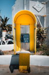 Yellow Phone Booth
