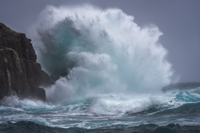 Big Wave Middle Cove Newfoundland