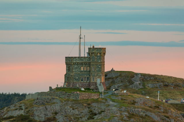 Cabot Tower in Sunset