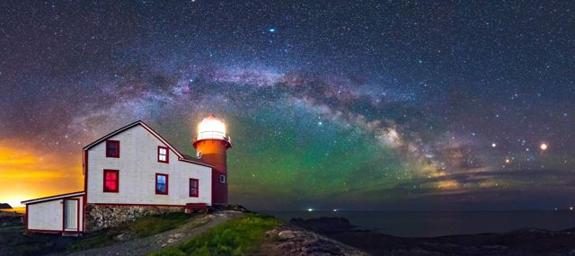 Ferryland Lighthouse Milky Way