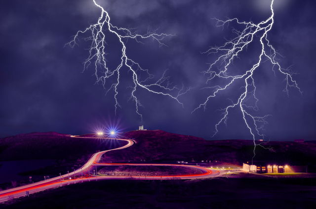 Signal Hill storm
