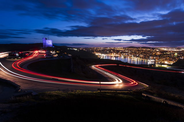 Signal Hill Light Trails