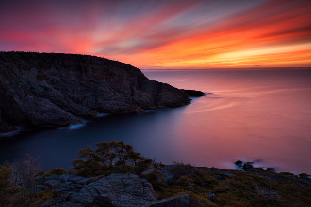 Back Cove sunset.